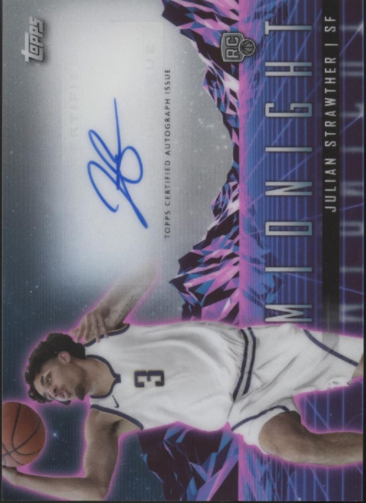 Julian Strawther 2024 Topps Midnight Horizon Signatures RC Auto #RHS-JS