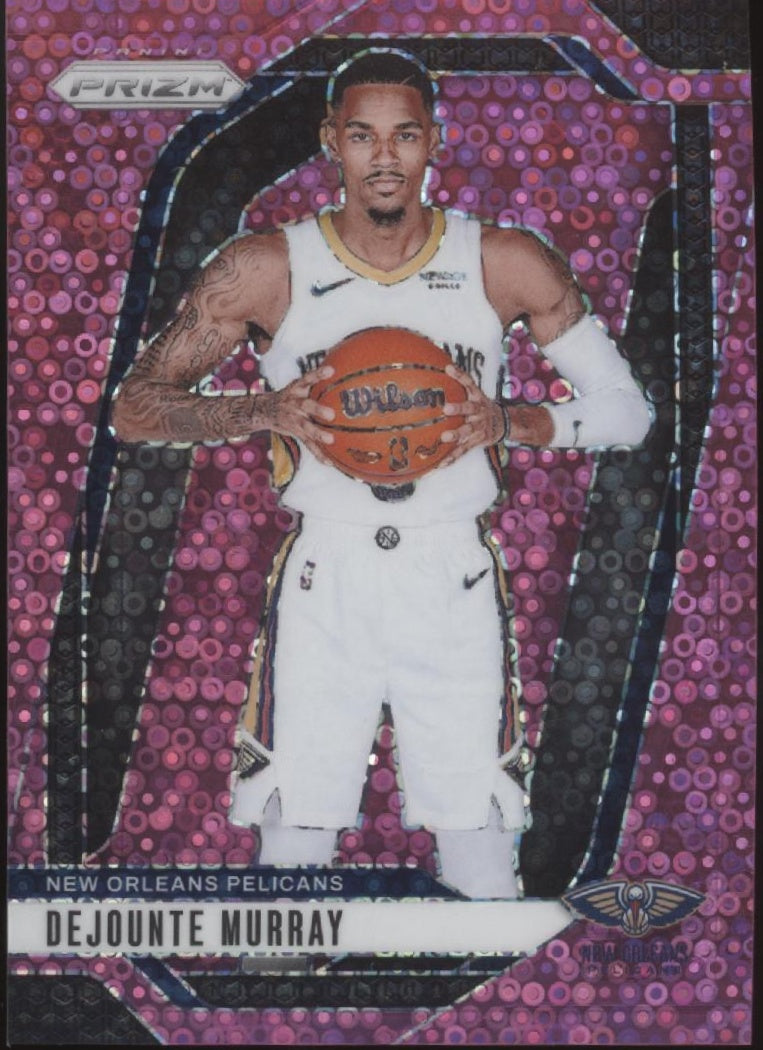 Dejounte Murray 2024-25 Panini Prizm Pink Fast Break Prizm 27/50 #1