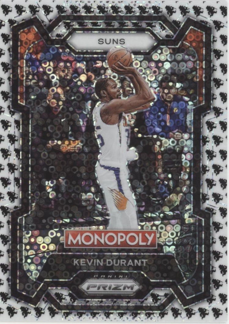 Kevin Durant 2023-24 Panini Prizm Monopoly White Fast Break Prizm #70