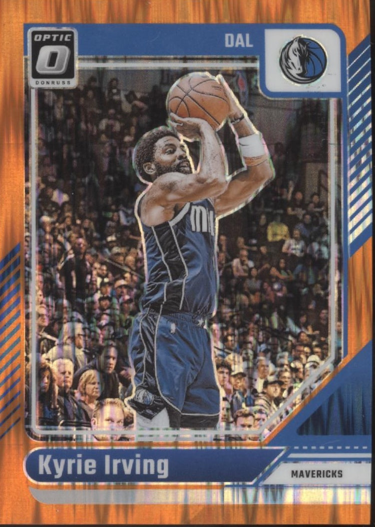 Kyrie Irving 2024-25 Panini Donruss Optic Orange Shock Prizm 040/225 #104