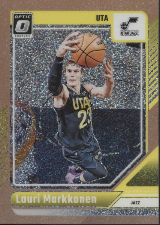 Lauri Markkanen 2024-25 Panini Donruss Optic Copper Glitter Prizm 91/99 #73