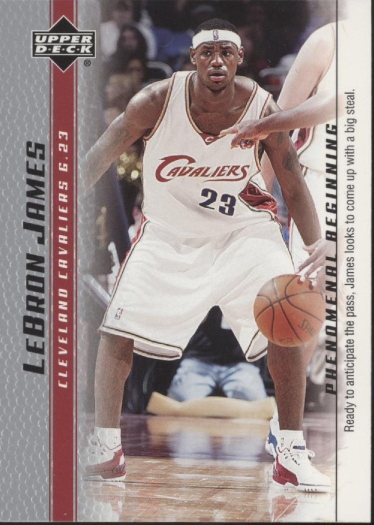 LeBron James 2003-04 Upper Deck Phenomenal Beginning RC #19