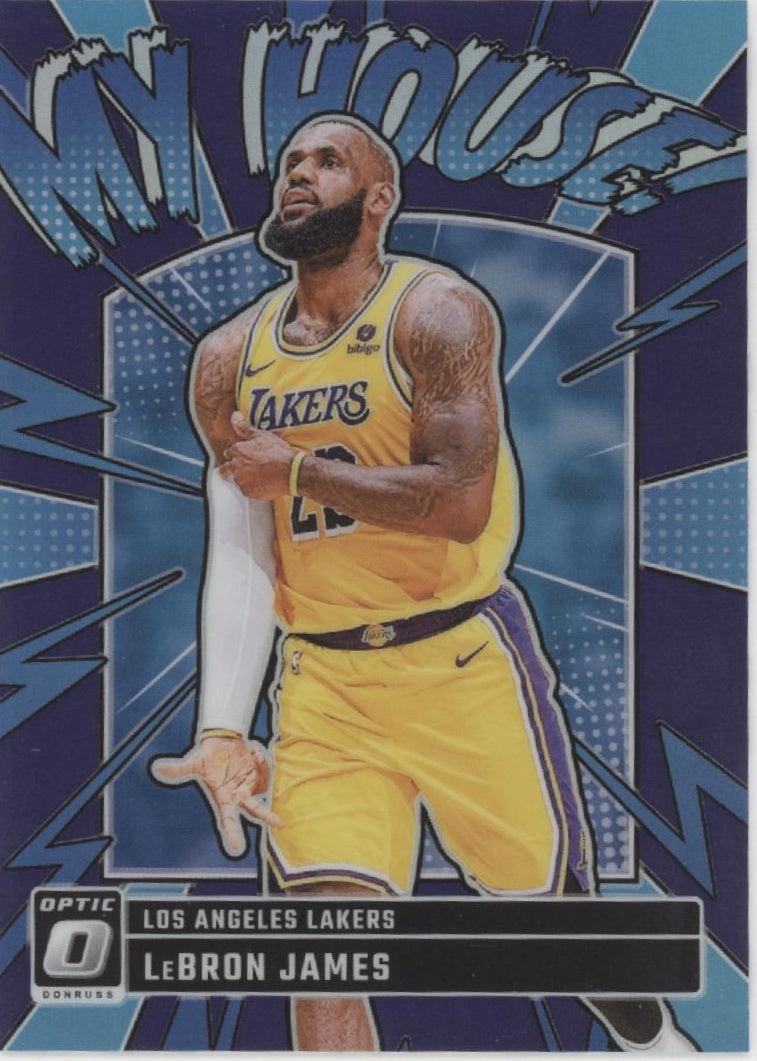 LeBron James 2024-25 Panini Donruss Optic My House! Purple Prizm #3 #1