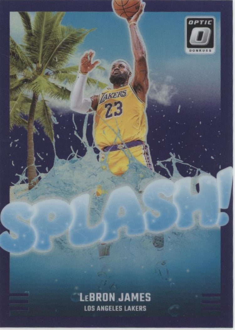 LeBron James 2024-25 Panini Donruss Optic Splash! Purple Prizm #5 #1