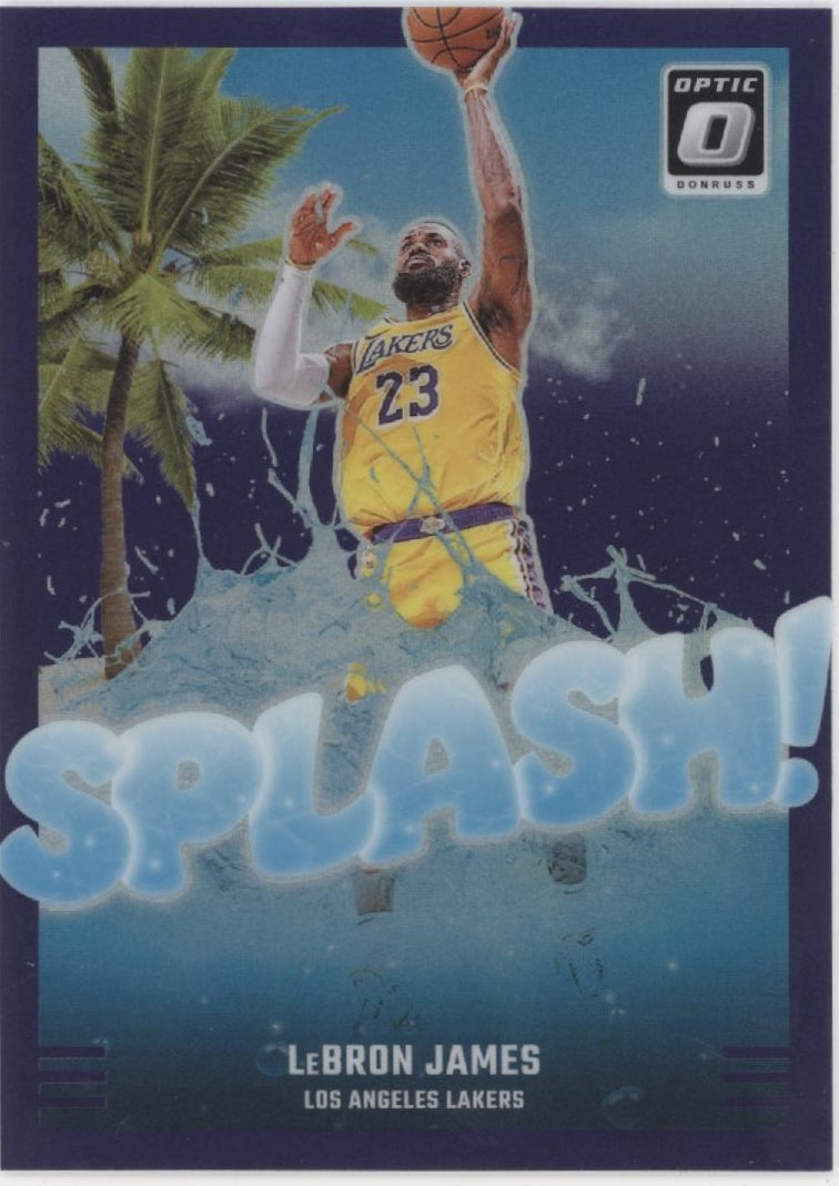 LeBron James 2024-25 Panini Donruss Optic Splash! Purple Prizm #5 #2