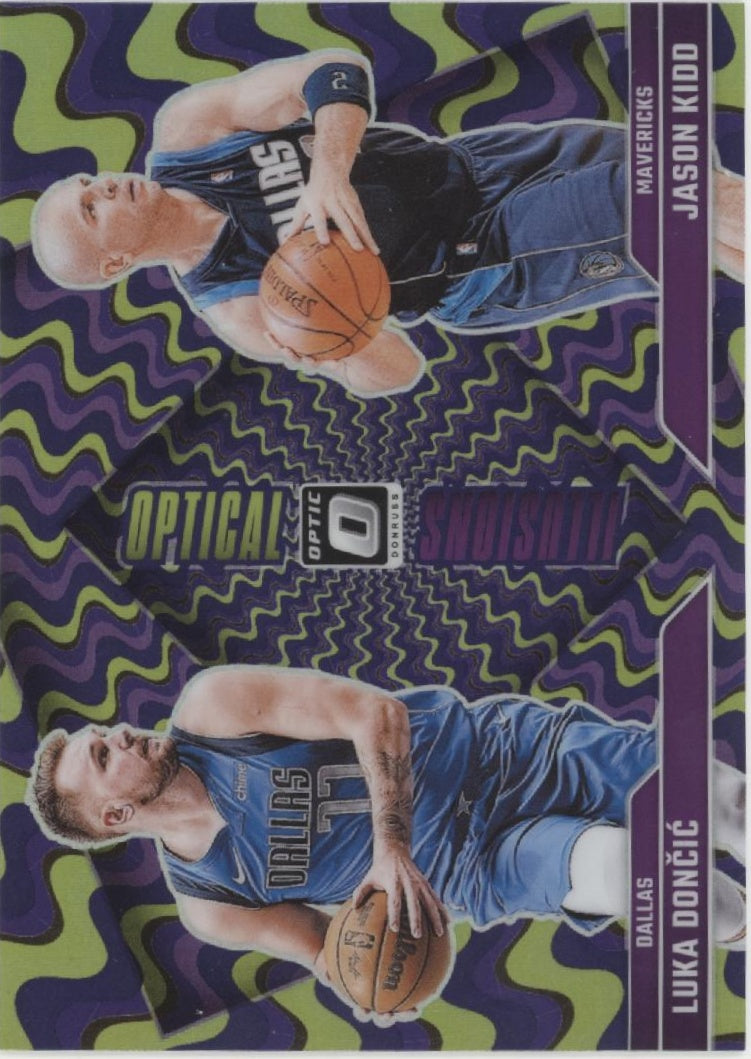 Luka Doncic / Jason Kidd 2024-25 Panini Donruss Optical Illusions #1 #1