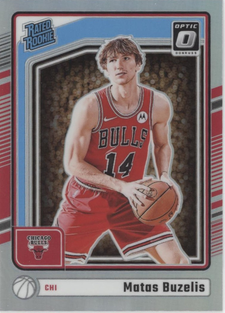 Matas Buzelis 2024-25 Panini Donruss Optic Rated Rookie Prizm RC #271