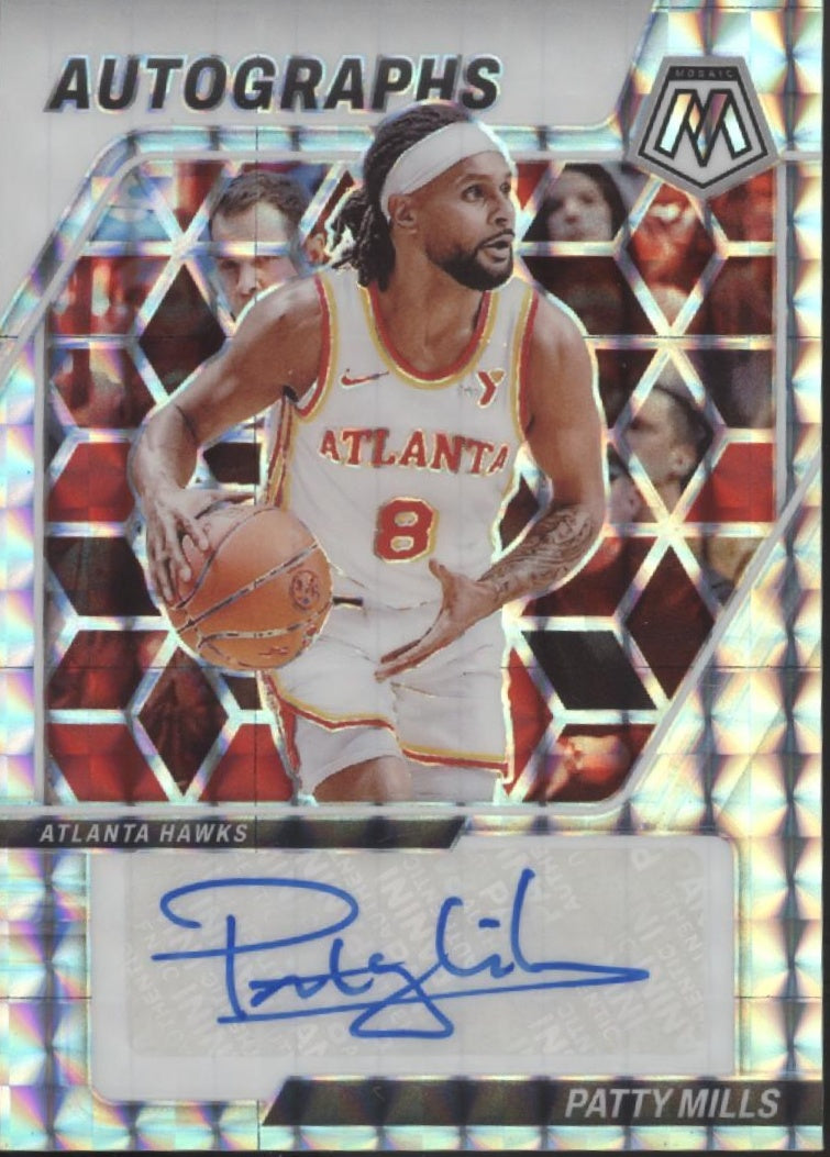 Patty Mills 2023-24 Panini Mosaic Prizm Auto #AM-MKL