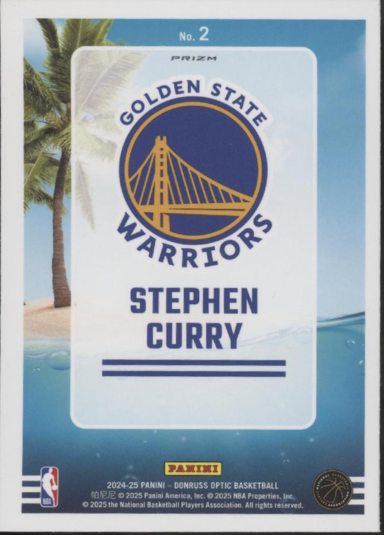 Stephen Curry 2024-25 Panini Donruss Optic Splash! Prizm #2