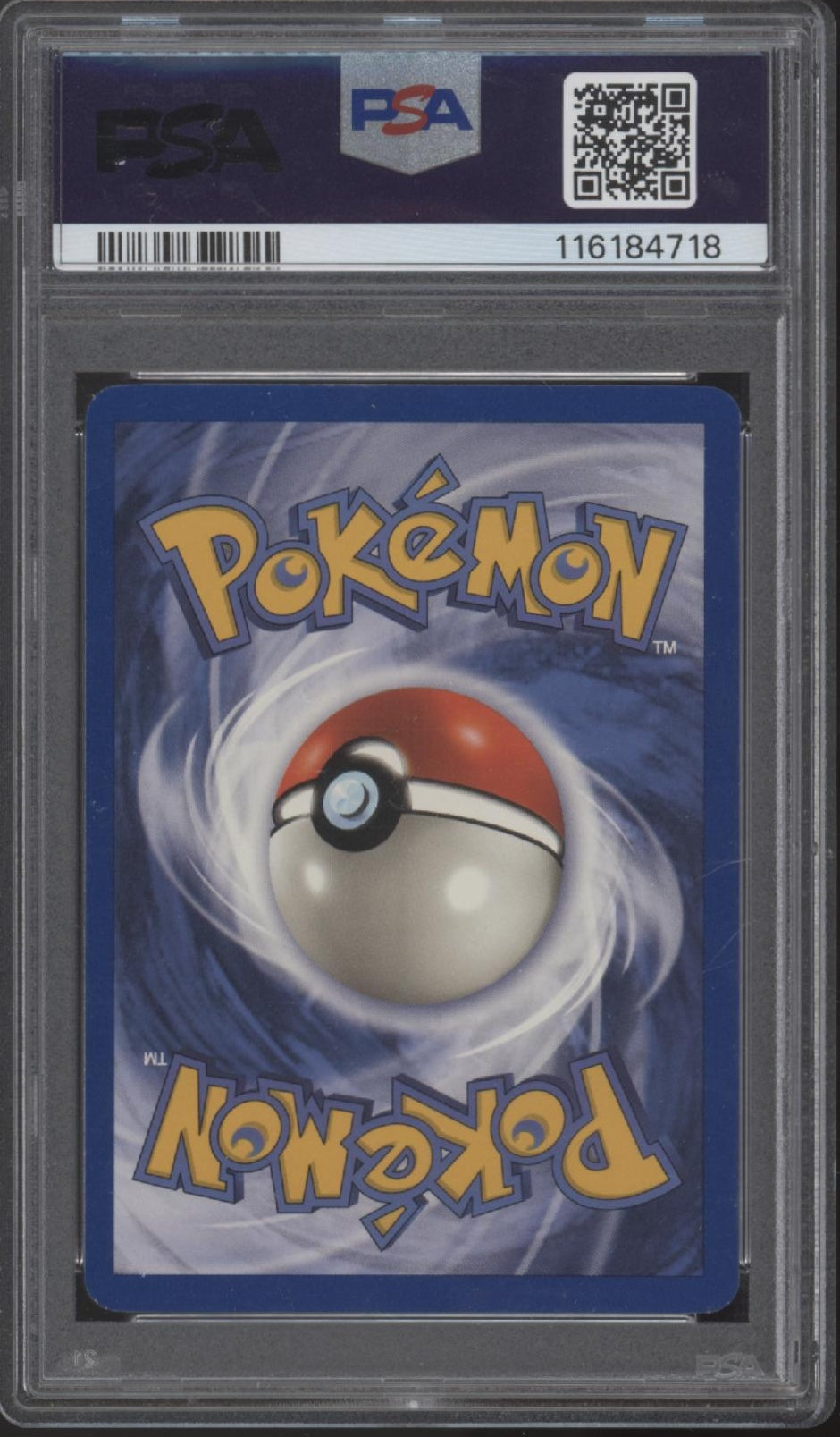 Dragonite Pokemon Fossil Holo #4 PSA 8