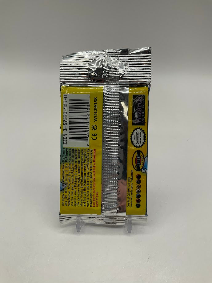 Pokemon Base Set Booster Pack with Long Crimp Blastoise
