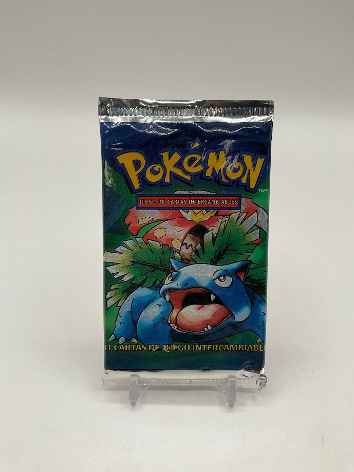 Pokemon Base Set Unlimited Spanish Booster Pack Venusaur