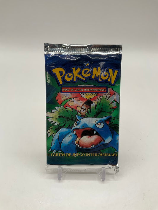 Pokemon Base Set Unlimited Spanish Booster Pack Venusaur