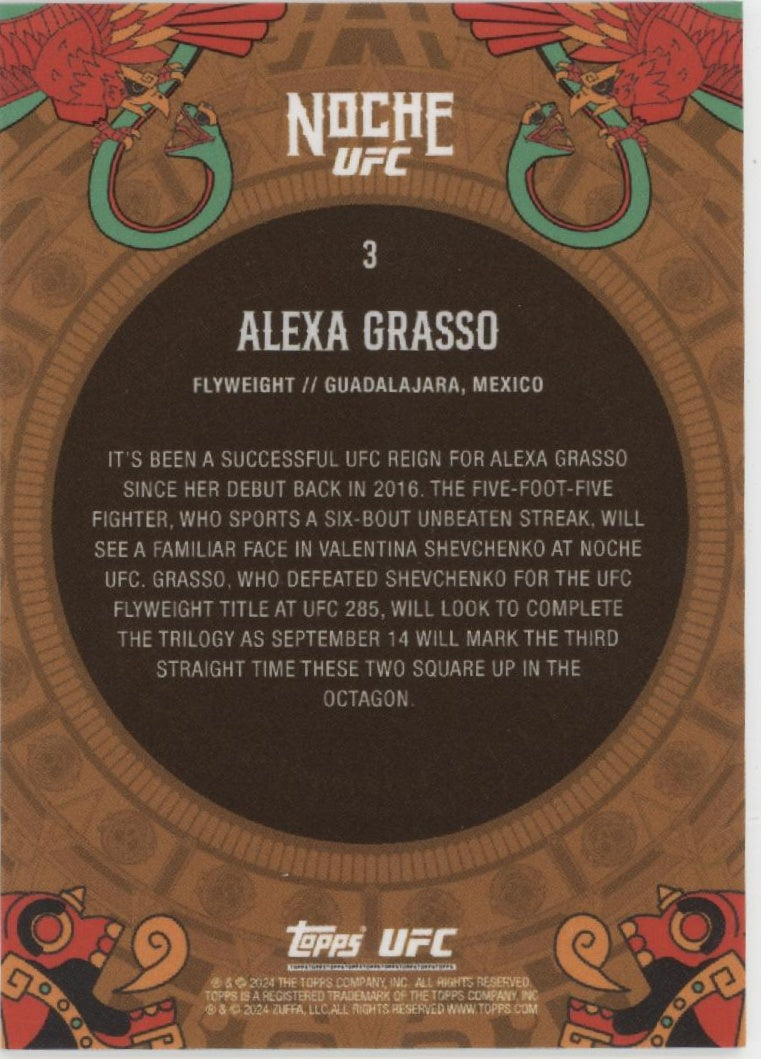 Alexa Grasso 2024 Topps Noche Green 79/99 #3
