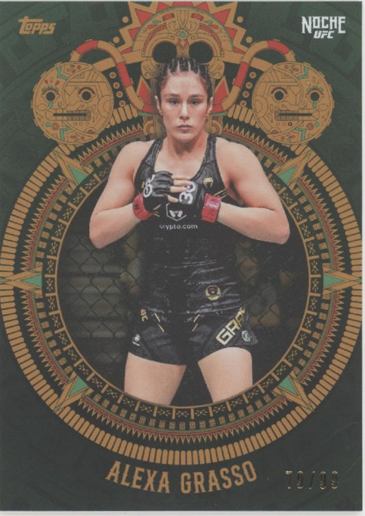 Alexa Grasso 2024 Topps Noche Green 79/99 #3