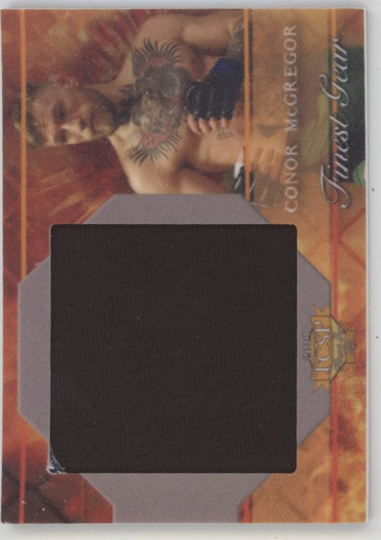 Connor McGregor 2019 Tri City Sports Finest Gear Swatch 06/07 #FGG3