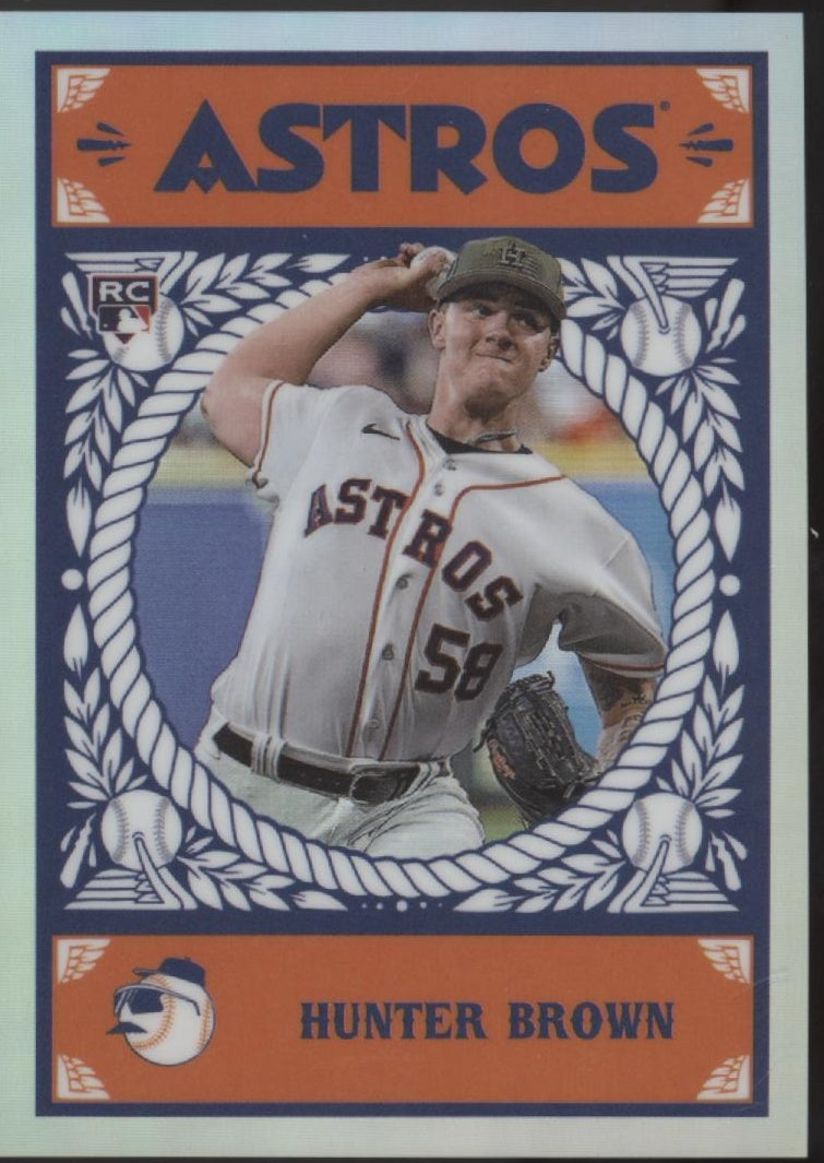 Hunter Brown 2023 Bowman Chrome Ascensions Refractor RC #BA-21