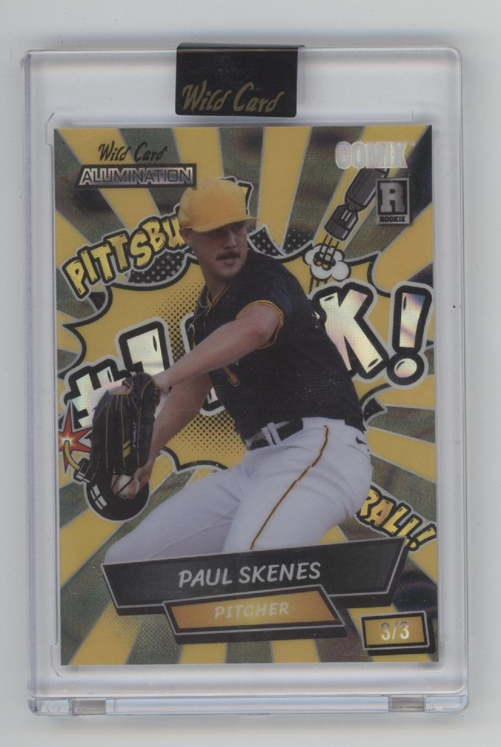 Paul Skenes 2024 Wild Card Alumination Comix 3/3 #ACYN-PS2