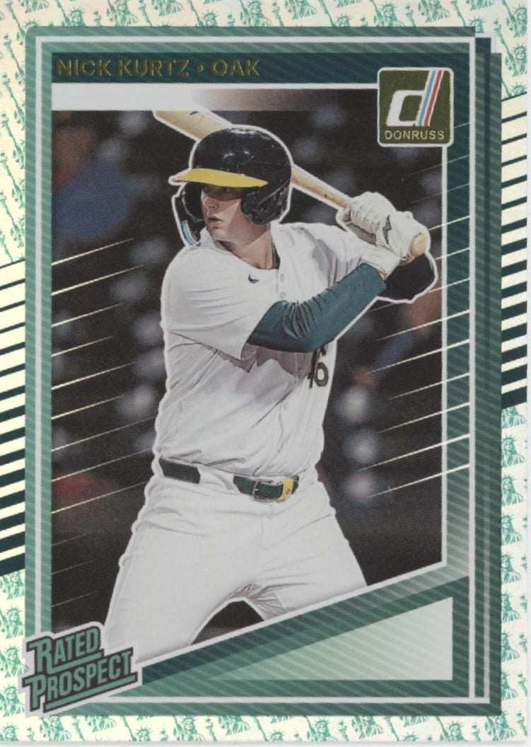 Nick Kurtz 2025 Panini Donruss Rated Prospect Liberty Holo #154