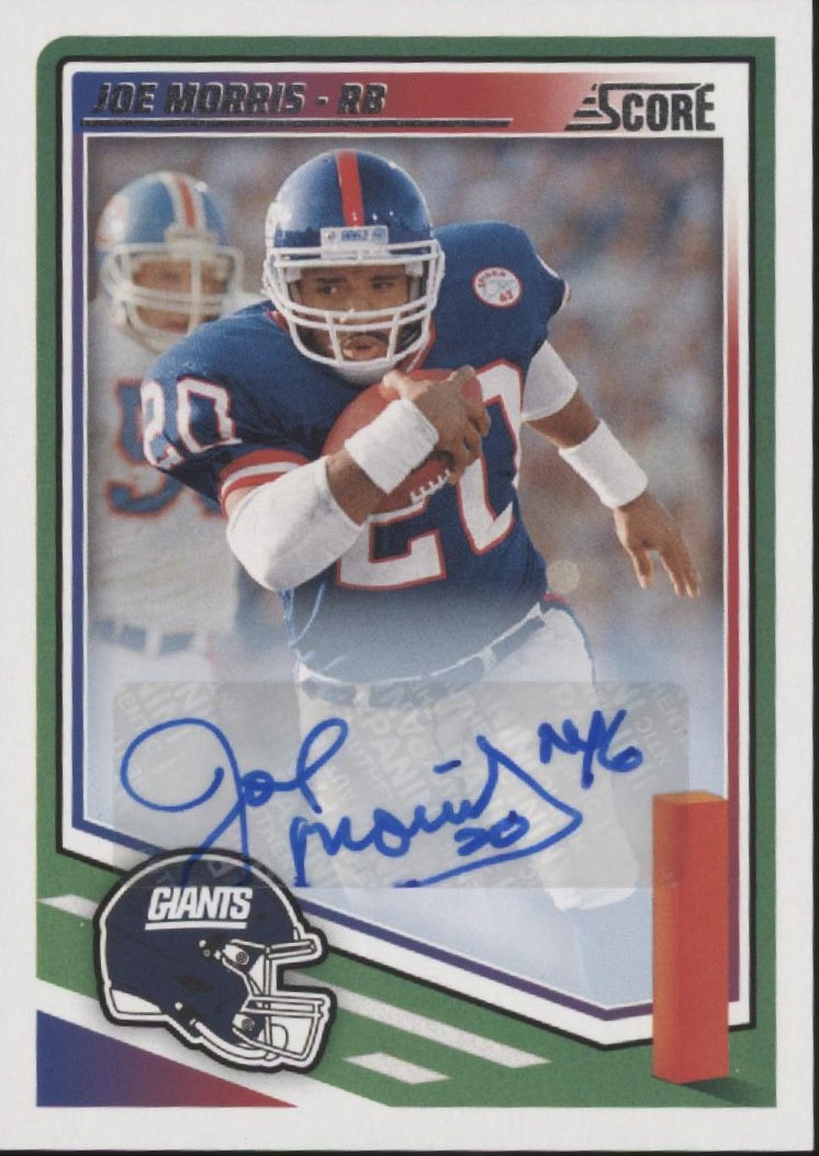 Joe Morris 2025 Panini Score Auto #49