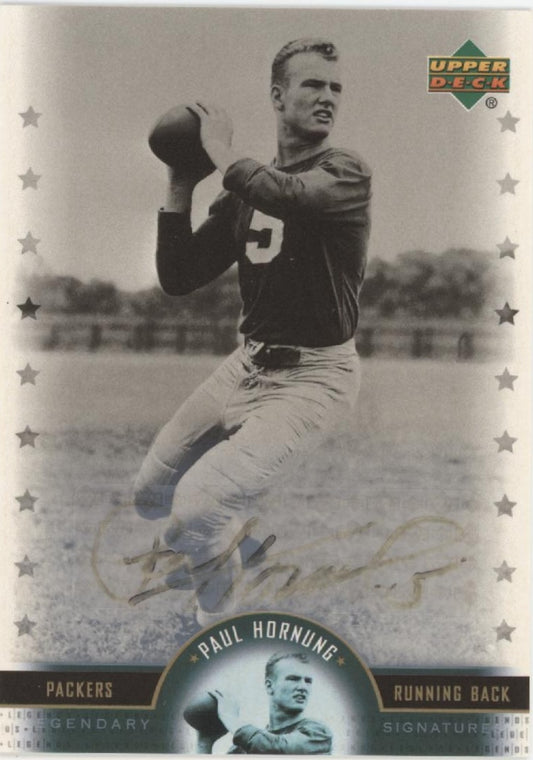 Paul Hornung 2005 Upper Deck Legendary Signature Faded Auto #LS-PA