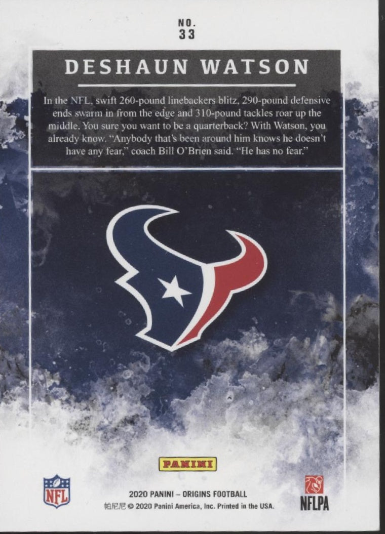 Deshaun Watson 2020 Panini Origins 05/99 #33
