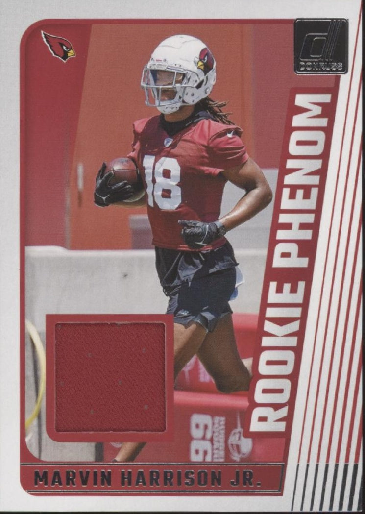 Marvin Harrison Jr. 2024 Panini Donruss Rookie Phenom Swatch #RPJ-MHJ