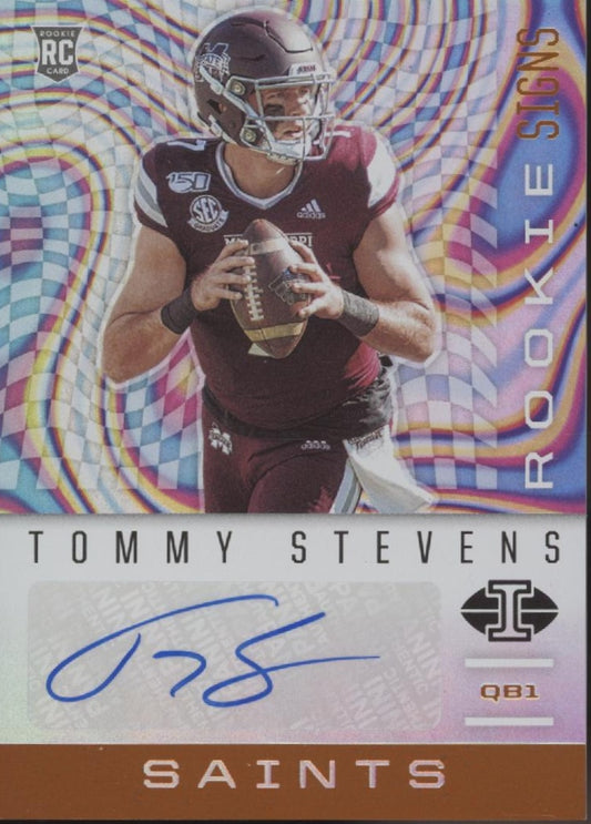 Tommy Stevens 2020 Panini Illusion Rookie Signs RC Auto #RS42