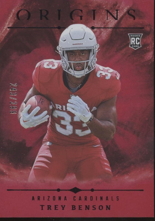 Trey Benson 2024 Panini Origins Red RC 243/299 #141