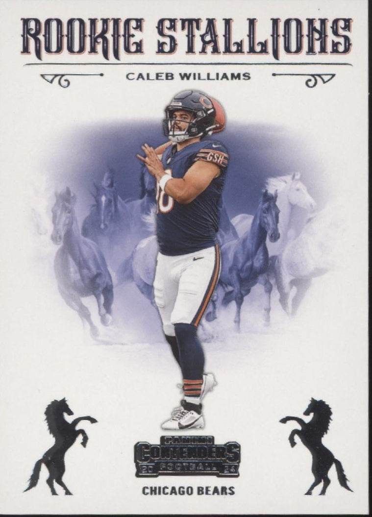 Caleb Williams 2024 Panini Contenders Rookie Stallions RC #1