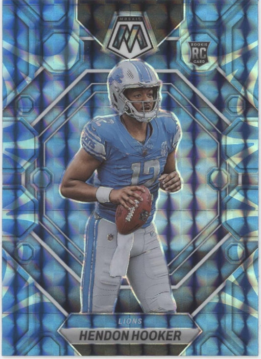 Hendon Hooker 2023 Panini Mosaic Blue Prizm RC #322