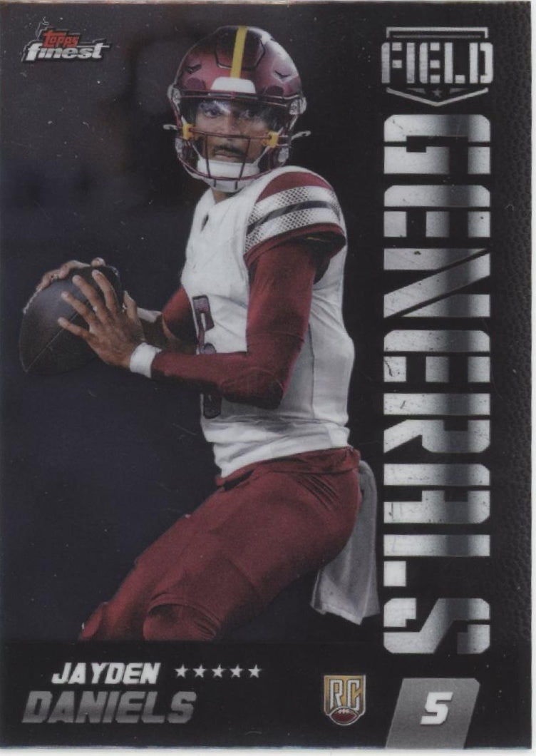 Jayden Daniels 2024 Topps Finest Field Generals RC #FG-18 #2
