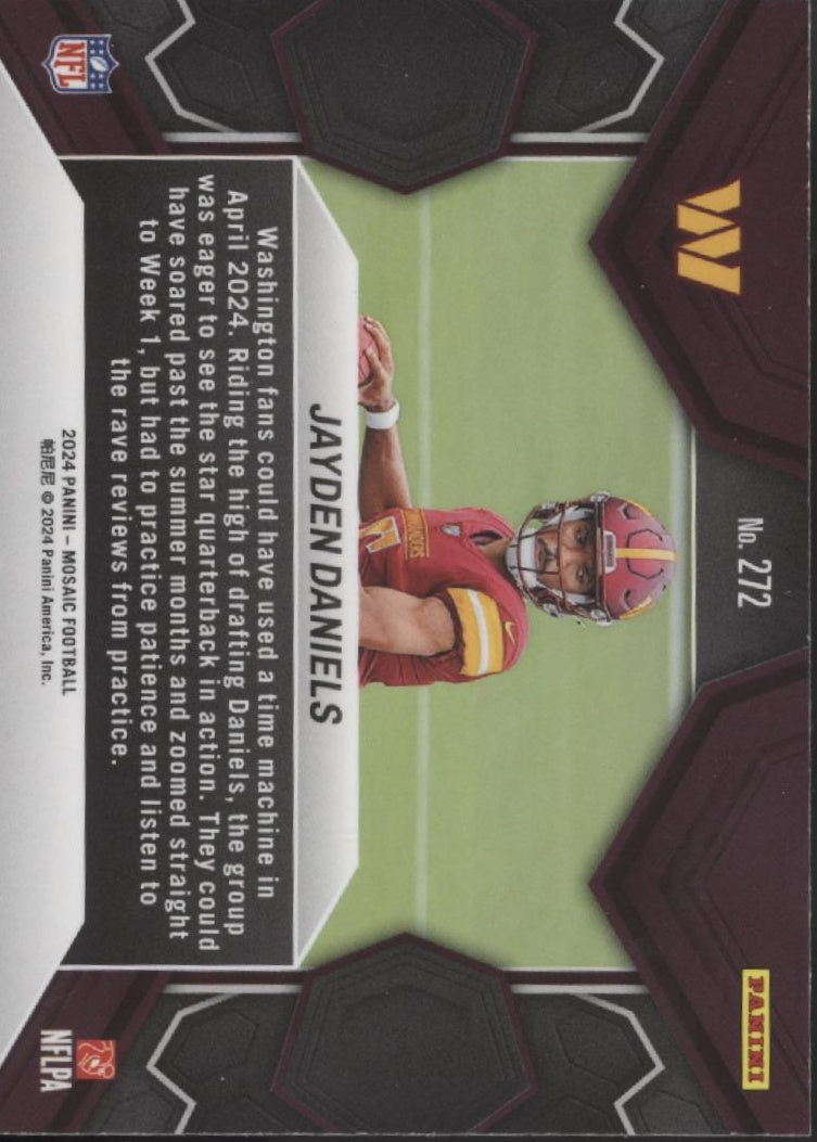 Jayden Daniels 2024 Panini Mosaic NFL Debut RC #272
