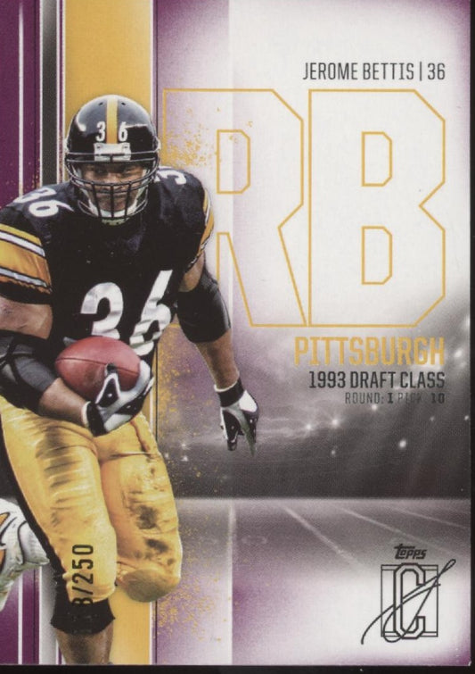 Jerome Bettis 2025 Topps Signature Class 118/250 #49 #2