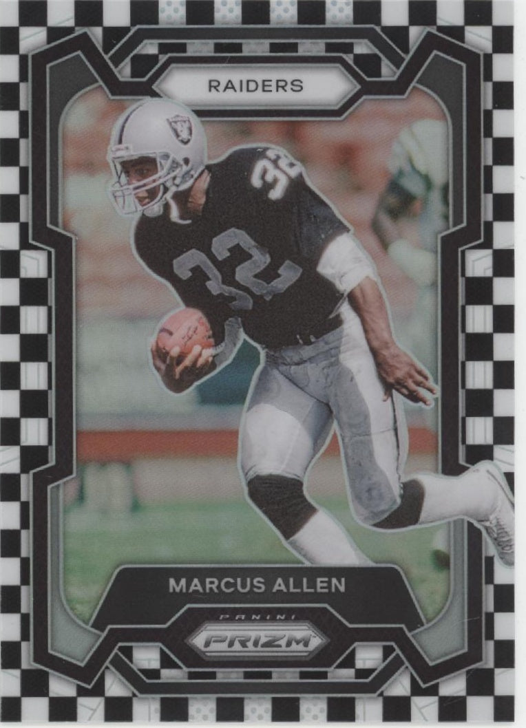 Marcus Allen 2023 Panini Prizm Black & White Checker Prizm #179 #2