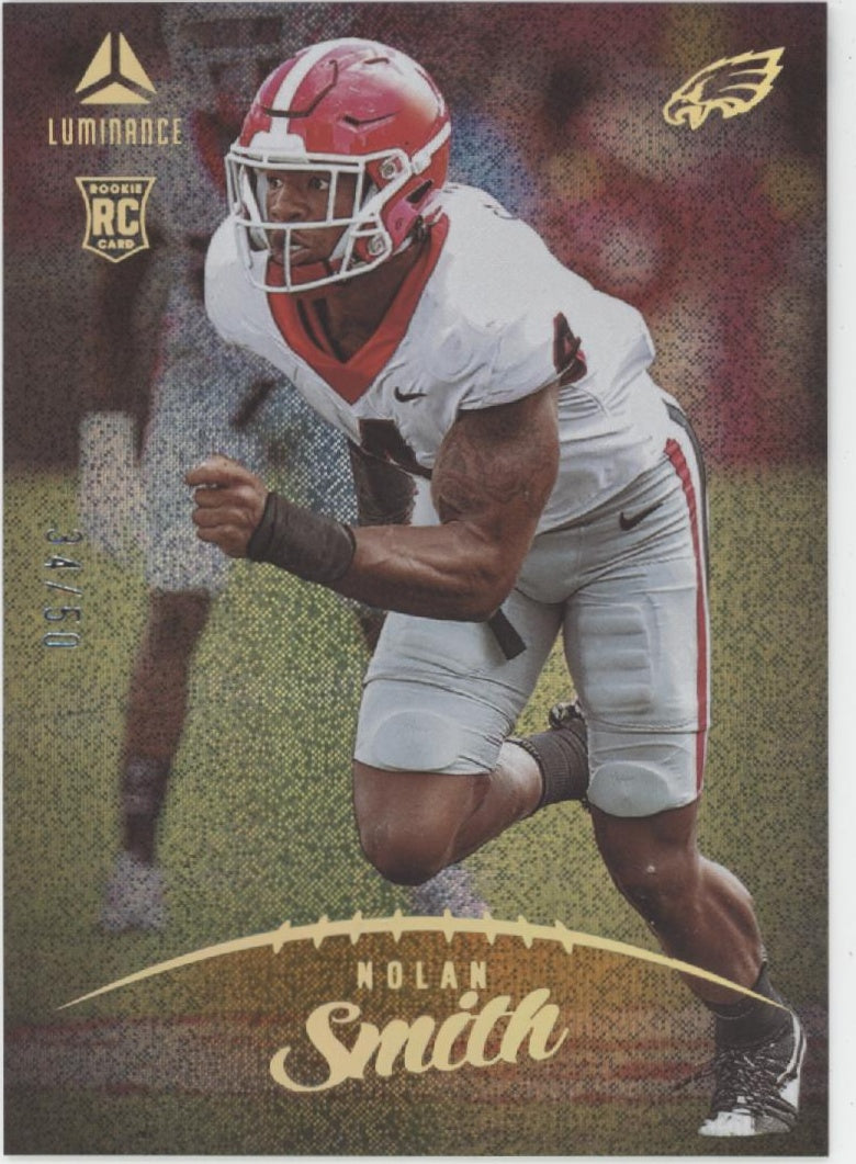 Nolan Smith 2023 Panini Luminance RC 34/50 #161
