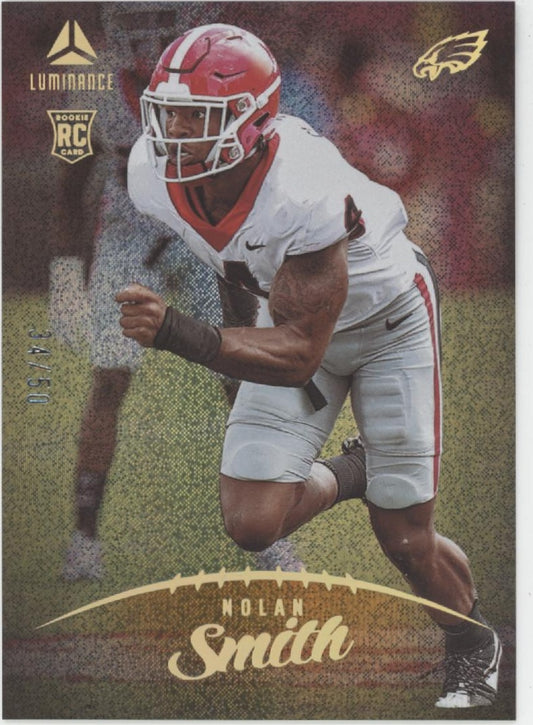 Nolan Smith 2023 Panini Luminance RC 34/50 #161