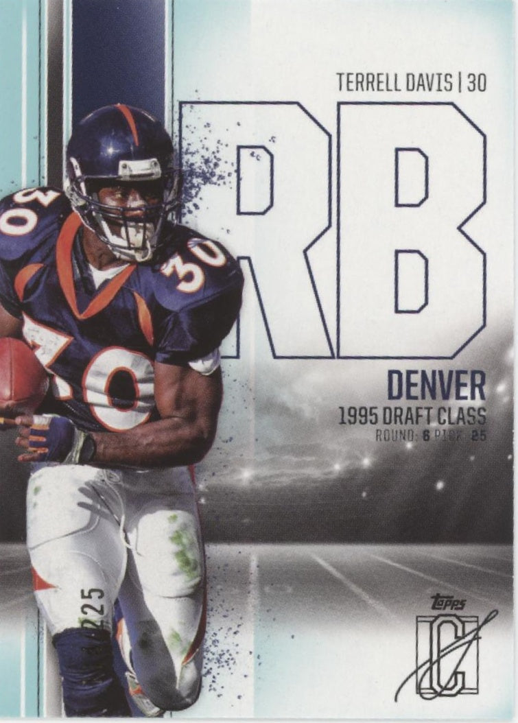 Terrell Davis 2025 Topps Signature Class #14