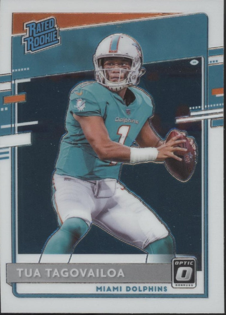 Tua Tagovailoa 2020 Panini Donruss Optic Rated Rookie RC #52