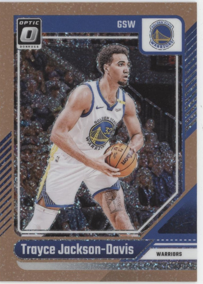 Trayce Jackson-Davis 2024-25 Panini Donruss Optic Copper Glitter Prizm 07/99