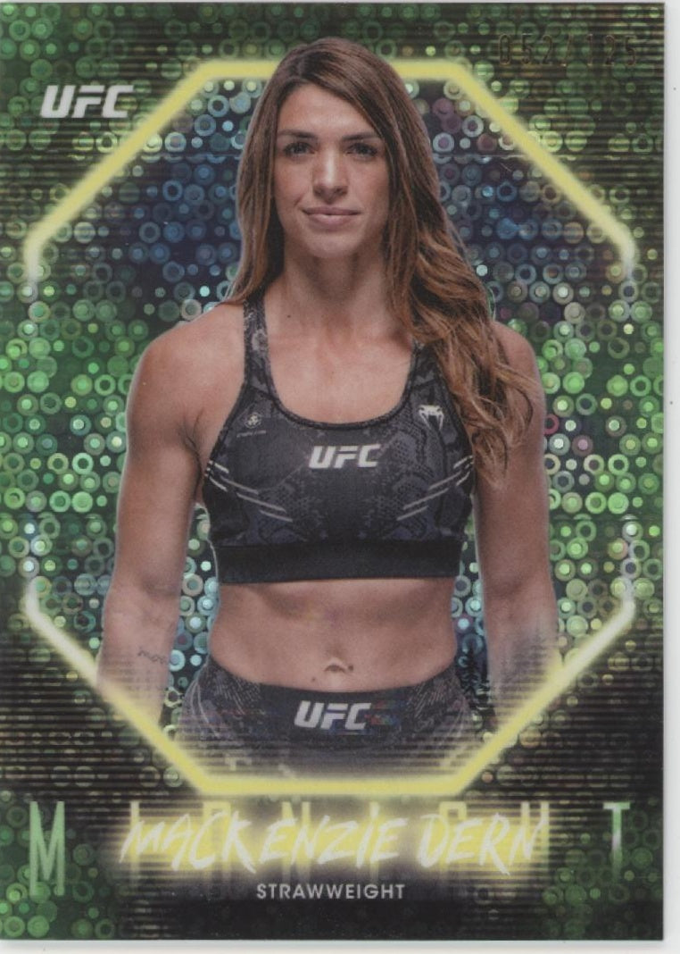 Mackenzie Dern 2025 Topps Midnight Morning Refractor 052/125 #58