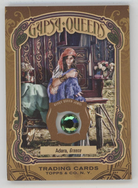 Adara Greece 2011 Topps Gypsy Queen Jewel Relic #GQR12