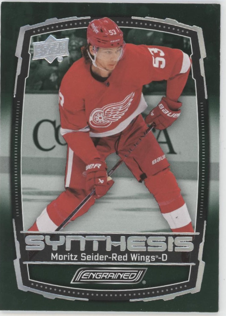 Moritz Seider 2023-24 Upper Deck Engrained Synthesis Green #S-21