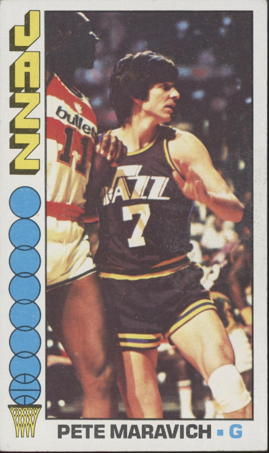Pete Maravich 1976-77 Topps #60 New Orleans Jazz VG-EX
