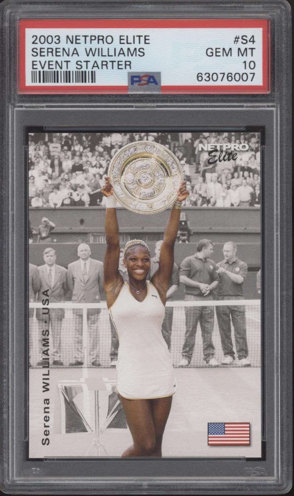 Serena Williams 2003 NetPro Elite Event Starter #S4 PSA 10