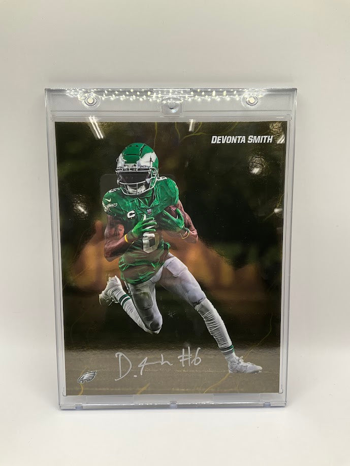 DeVonta Smith Underwraps Emanate Auto 42/50 Fanatics COA