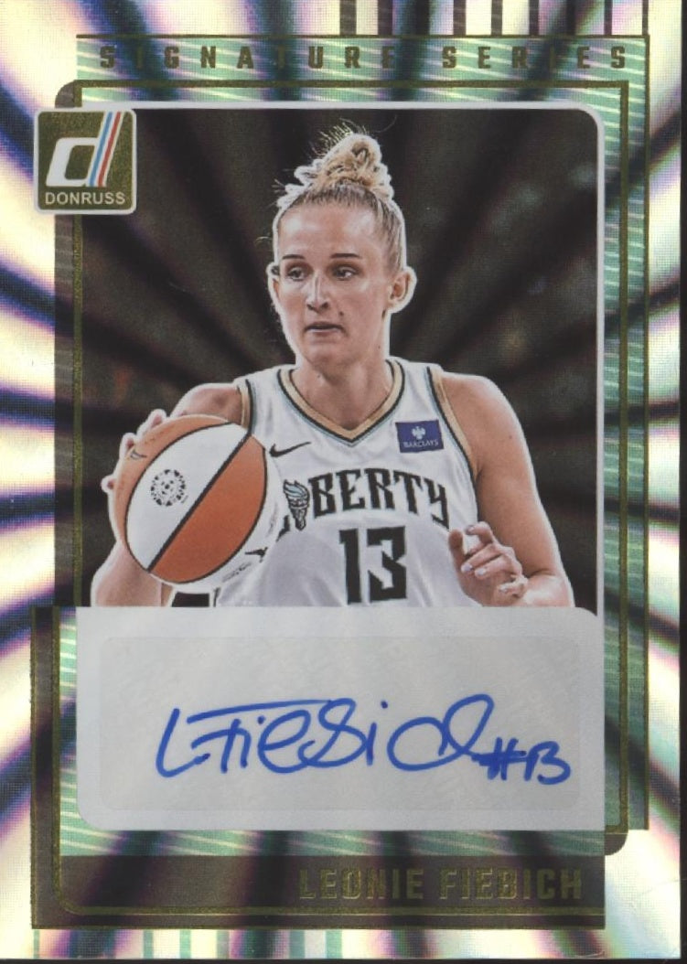 Leonie Fiebich 2025 Panini WNBA Donruss Signature Series Auto #SS-LF