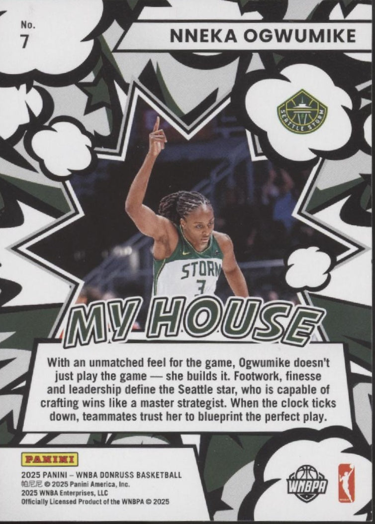 Nneka Ogwumike 2025 Panini WNBA Donruss My House #7