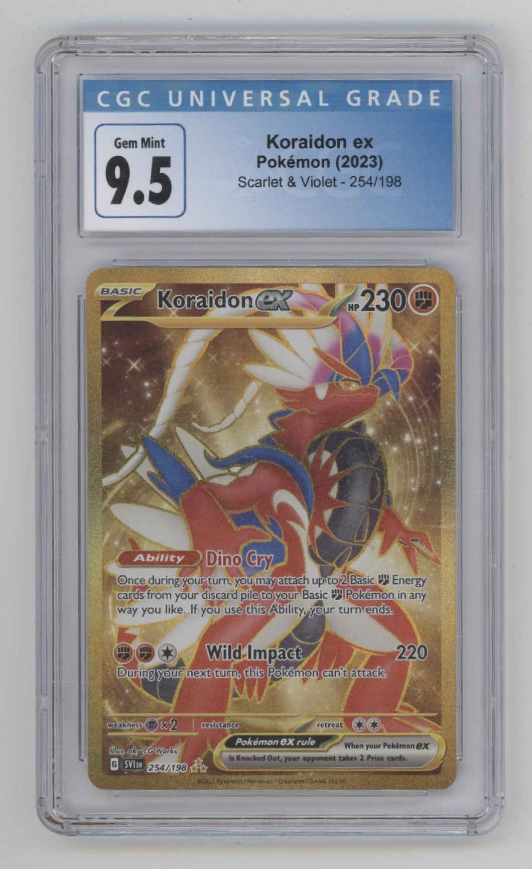 pokemon tcg scarlet and violet 254 198 koraidon ex card SV01: & Base Set Style:Latias License_Fallout Listed cards may have KIMAHRI FINAL FANTASY Art
