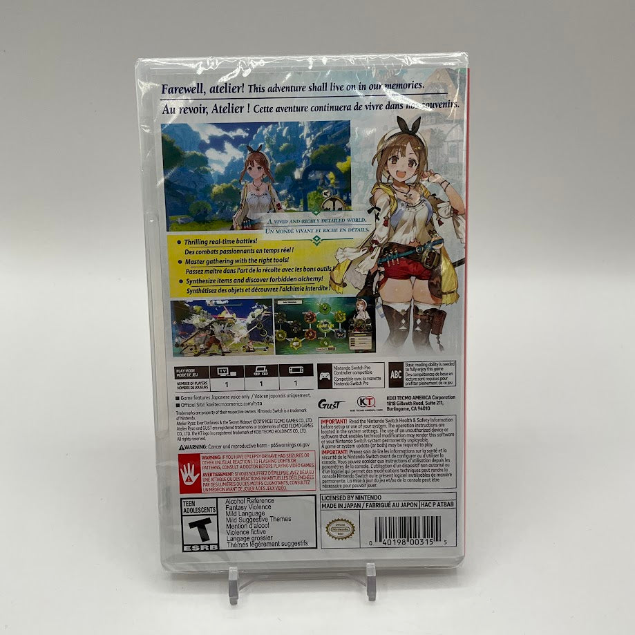 Atelier Ryza: Ever Darkness and the Secret Hideout Nintendo Switch